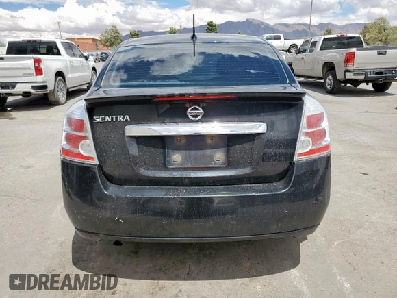 2012 Nissan Sentra S with VIN 3N1AB6AP7CL735551, listed as a Copart auction lot 59293035 with Not provided miles and Salvage title. Bid and sale history available at DreamBid. Image 6.