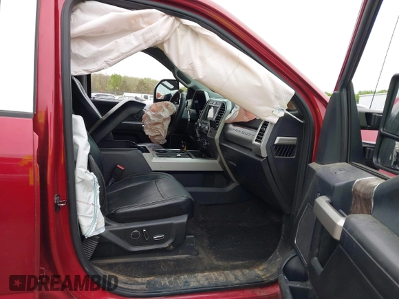 2017 Ford Super Duty F-250 SRW Lariat with VIN 1FT7W2B60HEE43855, listed as a IAAI auction lot 41972557 with 66,835 mi miles. Bid and sale history available at carsss.com. Image 5.
