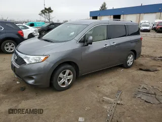 2017 Nissan Quest SV with VIN JN8AE2KP0H9165876, listed as a Copart auction lot 52314585 with 121,060 mi miles and Clean Title. Bid and sale history available at carsss.com. Image 1.