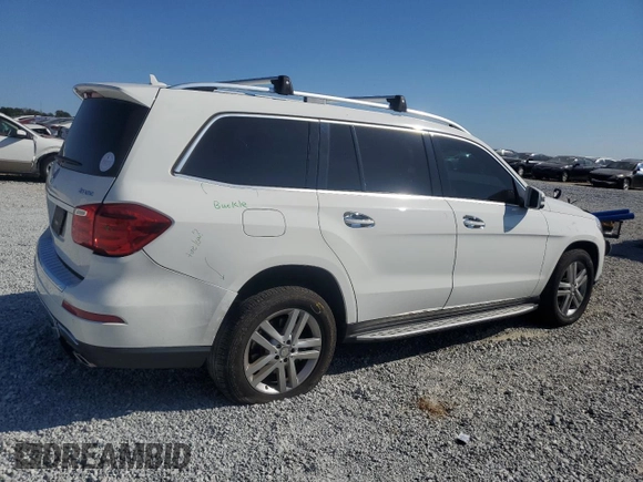 2016 Mercedes-Benz GL with VIN 4JGDF6EEXGA696311, listed as a Copart auction lot 77358304 with 113,398 mi miles and Salvage Title. Bid and sale history available at carsss.com. Image 3.