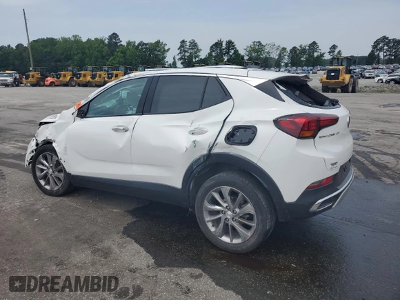2023 Buick Encore GX Essence with VIN KL4MMFSL1PB007368, listed as a Copart auction lot 57029995 with Not provided miles and Salvage title. Bid and sale history available at DreamBid. Image 2.
