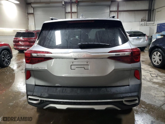 2023 Kia Seltos S with VIN KNDEUCAA9P7356225, listed as a Copart auction lot 42574175 with NaN miles and Salvage Title. Bid and sale history available at carsss.com. Image 6.