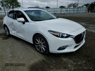 2017 Mazda 3 Grand Touring with VIN JM1BN1M37H1116869, listed as a Copart auction lot 51706765 with 86,334 mi miles and Salvage Title. Bid and sale history available at DreamBid. Image 10.