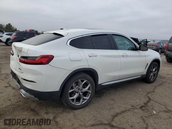 2023 BMW X4 xDrive30i with VIN 5UX33DT01P9P63673, listed as a Copart auction lot 48771645 with 0 mi miles and Salvage Title. Bid and sale history available at carsss.com. Image 3.