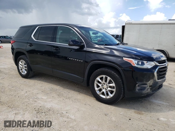 2018 Chevrolet Traverse LS with VIN 1GNERFKW8JJ136279, listed as a Copart auction lot 69132134 with 138,504 mi miles and Non Repairable. Bid and sale history available at carsss.com. Image 4.