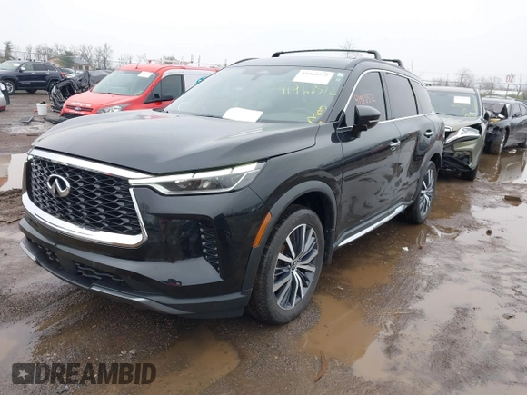 2023 Infiniti QX60 Autograph z VIN 5N1DL1HU6PC363624, wystawiony jako IAAI lot #41968572 z przebiegiem 26 985 mil mil oraz . Historia ofert i sprzedaży dostępna na DreamBid. Obrazek 17.