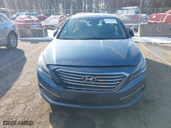 2017 Hyundai Sonata 2.4L with VIN 5NPE24AF3HH502686, listed as a IAAI auction lot 41283840 with 115,124 mi miles. Bid and sale history available at carsss.com. Image 12.