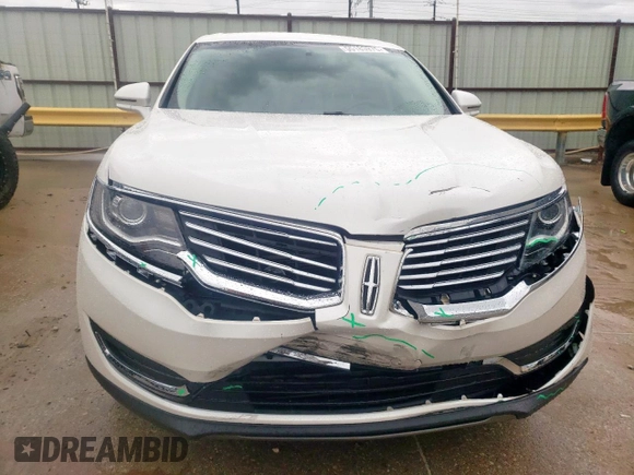 2016 Lincoln MKX Select with VIN 2LMTJ6KR8GBL47724, listed as a Copart auction lot 55183975 with 42,465 mi miles and Salvage Title. Bid and sale history available at DreamBid. Image 5.