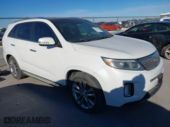 2014 Kia Sorento SX with VIN 5XYKW4A79EG503666, listed as a IAAI auction lot 41270621 with 189,462 mi miles. Bid and sale history available at carsss.com. Image 1.