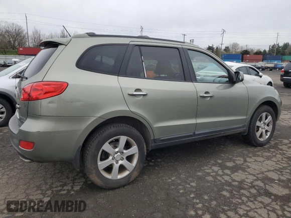 2009 Hyundai Santa Fe SE with VIN 5NMSH73E19H307952, listed as a Copart auction lot 49576545 with 150,664 mi miles and Salvage title. Bid and sale history available at DreamBid. Image 3.