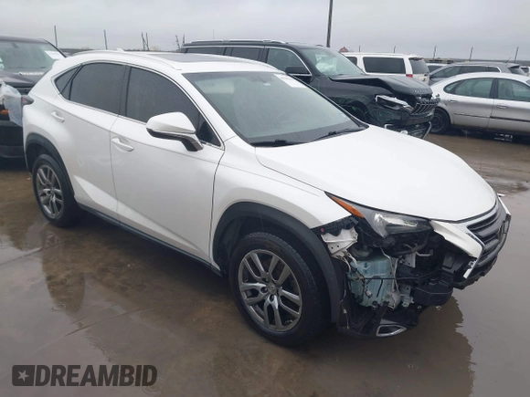 2015 Lexus NX with VIN JTJYARBZXF2011937, listed as a IAAI auction lot 41557513 with 132,775 mi miles. Bid and sale history available at carsss.com. Image 1.