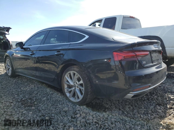 2020 Audi A5 Sportback Premium with VIN WAUANCF50LA006340, listed as a Copart auction lot 43454424 with 70,748 mi miles. Bid and sale history available at carsss.com. Image 2.