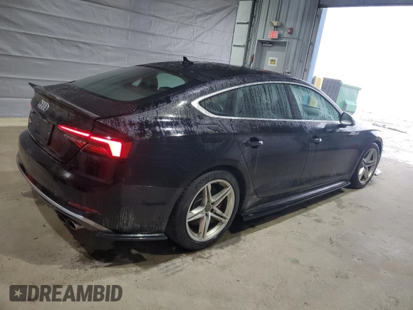 2018 Audi S5 Sportback Prestige z VIN WAUC4CF5XJA098033, wystawiony jako Copart lot #51013425 z przebiegiem 76 525 mil mil oraz Szkody całkowita. Historia ofert i sprzedaży dostępna na DreamBid. Obrazek 3.