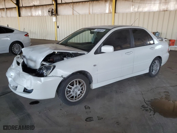 2005 Mitsubishi Lancer OZ-Rally with VIN JA3AJ86E75U032087, listed as a Copart auction lot 75063614 with 280,568 mi miles and Salvage Title. Bid and sale history available at carsss.com. Image 1.