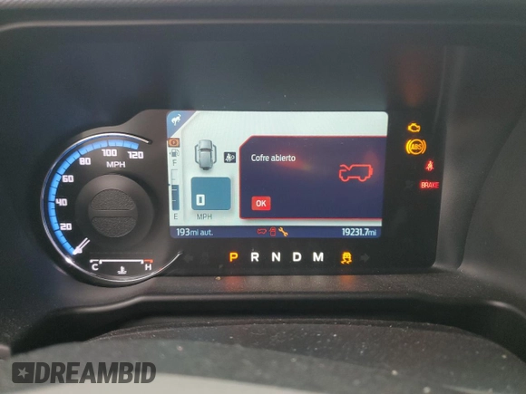 2023 Ford Bronco with VIN 1FMDE5AH4PLB13846, listed as a Copart auction lot 53741085 with 19,231 mi miles and Salvage title. Bid and sale history available at DreamBid. Image 9.