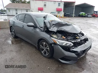 2021 Nissan Sentra SV z VIN 3N1AB8CV7MY209755, wystawiony jako IAAI lot #42245621 z przebiegiem 172 227 mil mil oraz . Historia ofert i sprzedaży dostępna na DreamBid. Obrazek 1.