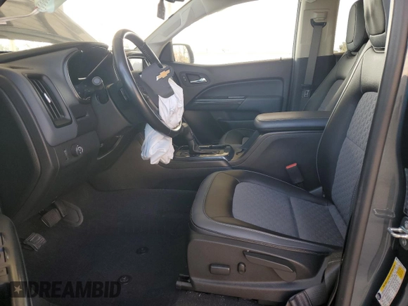 2020 Chevrolet Colorado 2WD Z71 with VIN 1GCGSDEN5L1158451, listed as a Copart auction lot 47039105 with 53,685 mi miles and Salvage title. Bid and sale history available at DreamBid. Image 7.