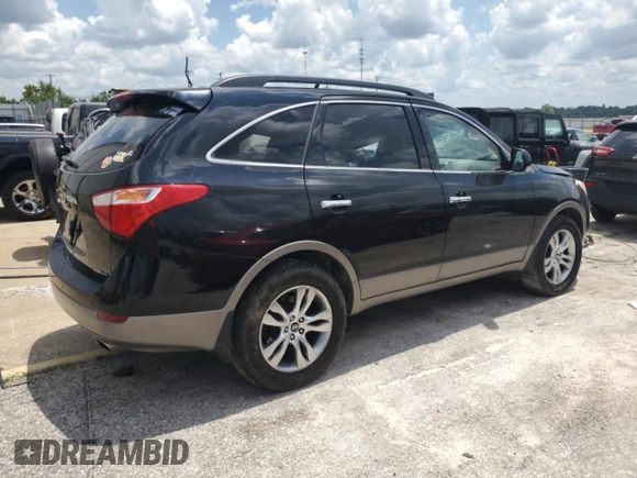 2012 Hyundai Veracruz Limited with VIN KM8NUDCC6CU202390, listed as a Copart auction lot 61538655 with Not provided miles and Non repairable. Bid and sale history available at DreamBid. Image 3.