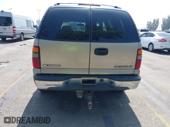 2002 Chevrolet Tahoe LS with VIN 1GNEC13Z22R173568, listed as a IAAI auction lot 42477491 with 277,090 mi miles and . Bid and sale history available at DreamBid. Image 16.