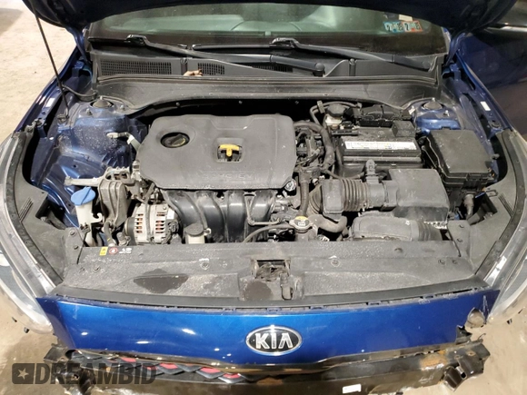 2020 Kia Forte GT-Line with VIN 3KPF34AD9LE181539, listed as a Copart auction lot 46827965 with 86,604 mi miles and Salvage Title. Bid and sale history available at carsss.com. Image 12.