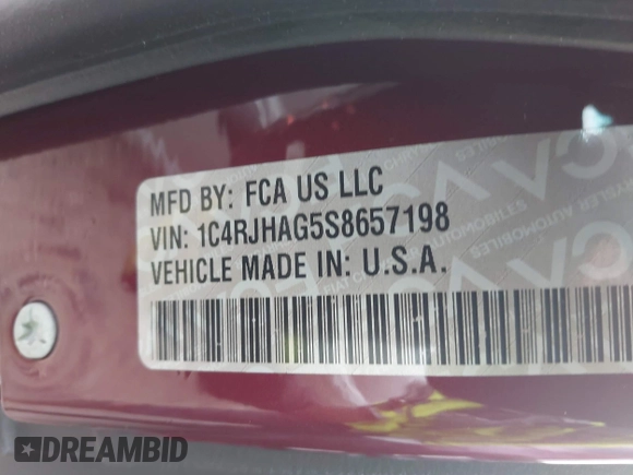 2025 Jeep Grand Cherokee Laredo z VIN 1C4RJHAG5S8657198, wystawiony jako IAAI lot #42146067 z przebiegiem 5186 mil mil oraz . Historia ofert i sprzedaży dostępna na DreamBid. Obrazek 9.