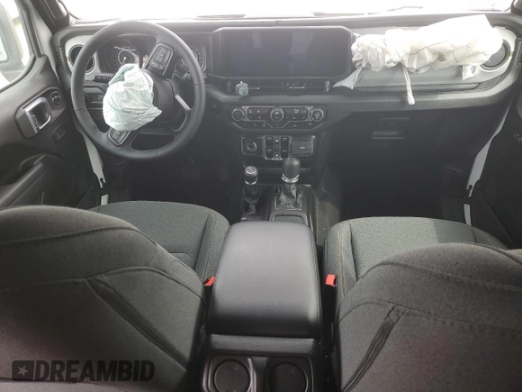 2025 Jeep Wrangler Sport S with VIN 1C4PJXDN9SW531241, listed as a Copart auction lot 51460975 with Not provided miles and Salvage title. Bid and sale history available at DreamBid. Image 8.