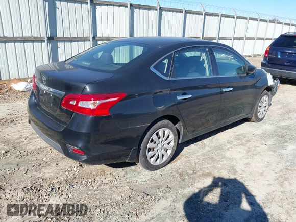 2016 Nissan Sentra S with VIN 3N1AB7AP6GY319909, listed as a IAAI auction lot 40891998 with 99,381 mi miles. Bid and sale history available at carsss.com. Image 4.