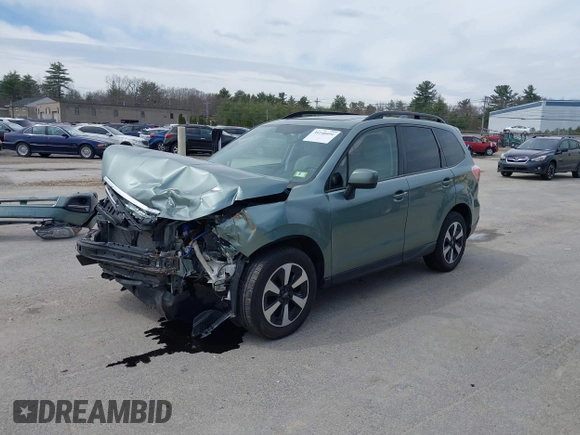 2017 Subaru Forester Premium with VIN JF2SJAEC0HH528019, listed as a IAAI auction lot 39240491 with 107,304 mi miles. Bid and sale history available at carsss.com. Image 18.