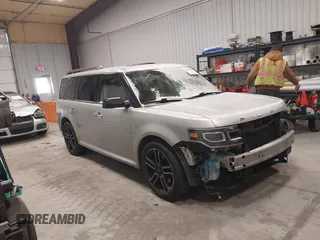 2015 Ford Flex Limited with VIN 2FMHK6D80FBA22700, listed as a IAAI auction lot 41368354 with 168,054 mi miles. Bid and sale history available at carsss.com. Image 1.