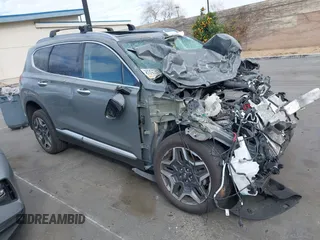 2023 Hyundai Santa Fe Limited z VIN 5NMS4DAL6PH634677, wystawiony jako IAAI lot #41680657 z przebiegiem Nie podano mil oraz . Historia ofert i sprzedaży dostępna na DreamBid. Obrazek 1.