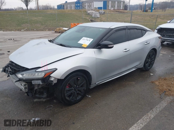 2020 Nissan Maxima SV with VIN 1N4AA6CV5LC372955, listed as a IAAI auction lot 41175876 with 91,061 mi miles. Bid and sale history available at carsss.com. Image 19.
