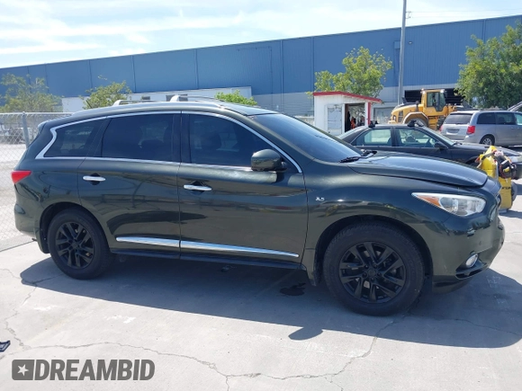 2014 Infiniti QX60 with VIN 5N1AL0MM4EC500639, listed as a IAAI auction lot 42098988 with 69,261 mi miles and . Bid and sale history available at carsss.com. Image 13.