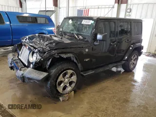 2016 Jeep Wrangler Unlimited Sahara z VIN 1C4BJWEG1GL289560, wystawiony jako Copart lot #59106505 z przebiegiem 76 989 mil mil oraz Czysty tytuł • Clean title. Historia ofert i sprzedaży dostępna na DreamBid. Obrazek 1.