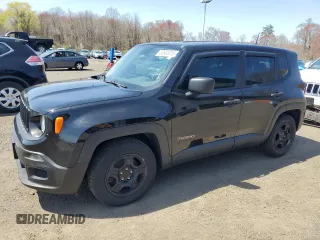 2017 Jeep Renegade Sport with VIN ZACCJAAH4HPF49470, listed as a Copart auction lot 53633315 with 107,962 mi miles and Clean Title. Bid and sale history available at DreamBid. Image 1.