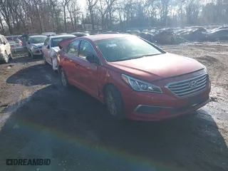 2017 Hyundai Sonata SE with VIN 5NPE24AF1HH446764, listed as a IAAI auction lot 41495135 with 999,999 mi miles. Bid and sale history available at carsss.com. Image 1.