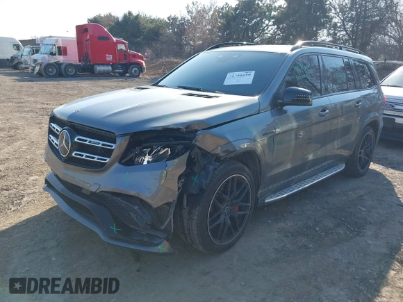 2017 Mercedes-Benz GLS 63 AMG with VIN 4JGDF7FE8HA959000, listed as a IAAI auction lot 41751659 with 120,657 mi miles and . Bid and sale history available at DreamBid. Image 18.