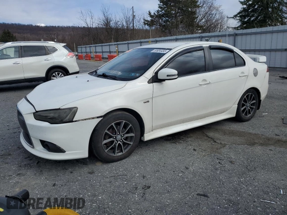 2015 Mitsubishi Lancer SE with VIN JA32V2FW9FU009524, listed as a Copart auction lot 50684455 with 153,106 mi miles and Salvage Title. Bid and sale history available at carsss.com. Image 1.