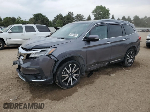 2019 Honda Pilot Elite with VIN 5FNYF6H01KB008279, listed as a Copart auction lot 60553065 with 132,711 mi miles and Salvage title. Bid and sale history available at DreamBid. Image 1.