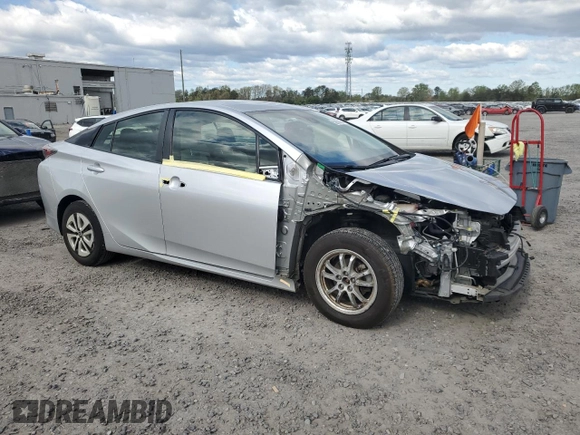 2017 Toyota Prius Two with VIN JTDKBRFU5H3565999, listed as a Copart auction lot 52558265 with 70,507 mi miles and Salvage Title. Bid and sale history available at DreamBid. Image 4.