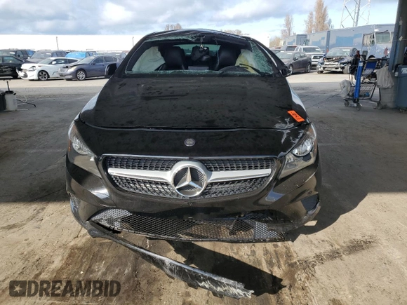 2015 Mercedes-Benz CLA 250 with VIN WDDSJ4EB1FN176192, listed as a Copart auction lot 50578155 with 124,292 mi miles and Salvage Title. Bid and sale history available at DreamBid. Image 5.