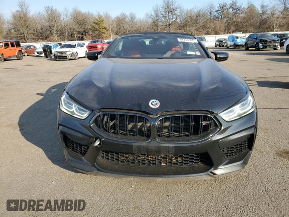 2023 BMW M8 Competition with VIN WBSDZ0C00PCL89792, listed as a Copart auction lot 88735965 with 22,068 mi miles and Salvage Title. Bid and sale history available at carsss.com. Image 5.