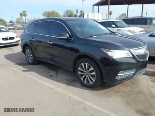 2014 Acura MDX Tech Pkg with VIN 5FRYD3H40EB017310, listed as a IAAI auction lot 41846635 with 130,734 mi miles. Bid and sale history available at carsss.com. Image 1.