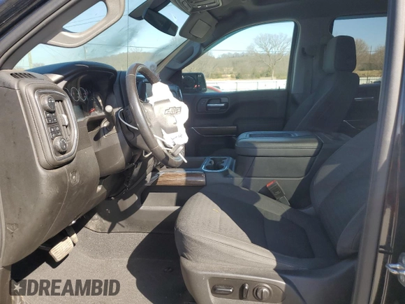 2021 Chevrolet Silverado 1500 LT Trail Boss with VIN 1GCPYFEDXMZ342045, listed as a Copart auction lot 48592785 with 51,789 mi miles and Salvage Title. Bid and sale history available at DreamBid. Image 7.