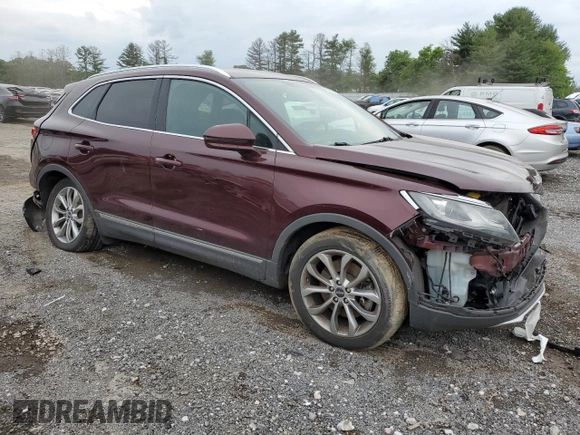 2017 Lincoln MKC Select with VIN 5LMCJ2D91HUL31729, listed as a Copart auction lot 58563085 with 88,228 mi miles and Salvage title. Bid and sale history available at DreamBid. Image 4.