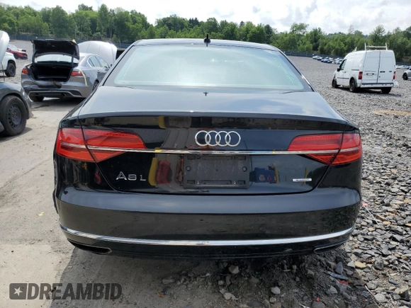 2015 Audi A8 3.0T with VIN WAU3GAFD0FN036465, listed as a Copart auction lot 64069035 with 100,149 mi miles and Salvage title. Bid and sale history available at DreamBid. Image 6.