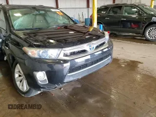 2012 Toyota Highlander Hybrid Limited with VIN JTEDC3EH3C2008879, listed as a Copart auction lot 52225555 with 0 mi miles and Salvage Title. Bid and sale history available at carsss.com. Image 14.