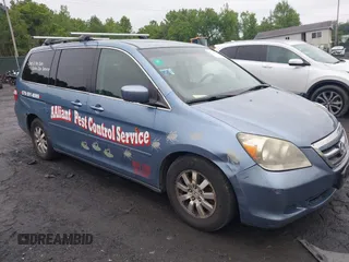 2006 Honda Odyssey EX-L z VIN 5FNRL38606B011681, wystawiony jako IAAI lot #42528367 z przebiegiem 256 555 mil mil oraz . Historia ofert i sprzedaży dostępna na DreamBid. Obrazek 1.