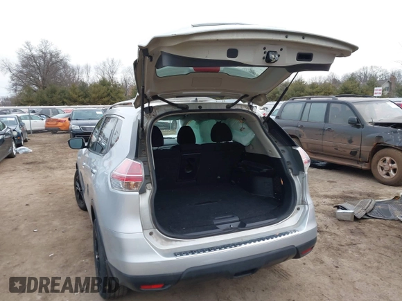 2014 Nissan Rogue S with VIN 5N1AT2MV3EC767324, listed as a IAAI auction lot 41478887 with 115,594 mi miles. Bid and sale history available at carsss.com. Image 3.