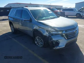 2023 Chevrolet Traverse LT Cloth with VIN 1GNEVGKW0PJ271248, listed as a IAAI auction lot 41610128 with 16,940 mi miles. Bid and sale history available at carsss.com. Image 1.