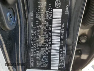 2011 Toyota Avalon with VIN 4T1BK3DB5BU396692, listed as a Copart auction lot 88772725 with 162,697 mi miles and Salvage Title. Bid and sale history available at DreamBid. Image 12.